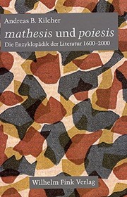 Front cover of Mathesis und poiesis by Andreas B. Kilcher