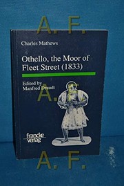 Front cover of Othello, the Moor of Fleet Street (1833) by Charles Mathews