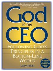 Front cover of God is my CEO by Larry S. Julian