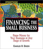 Cover of Streetwise Financing the Small Business by Charles H. Green