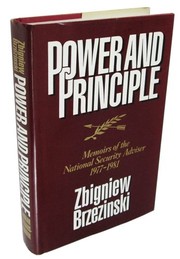 Cover of Power and principle by Zbigniew Brzezinski
