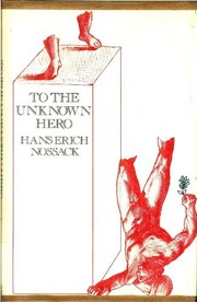 Cover of Dem unbekannten Sieger by Hans Erich Nossack