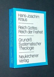 Cover of Reich Gottes, Reich der Freiheit by Hans Joachim Kraus