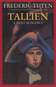 Cover of Tallien by Frederic Tuten