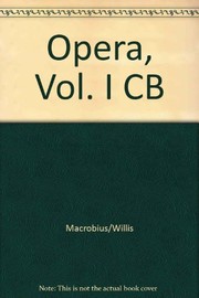 Cover of Saturnalia by Ambrosius Aurelius Theodosius Macrobius