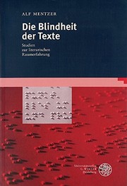 Cover of Die Blindheit der Texte by Alf Mentzer