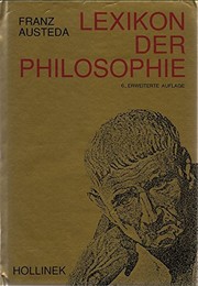 Front cover of Lexikon der Philosophie by Franz Austeda