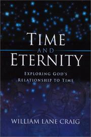 Cover of Time and Eternity by William Lane Craig