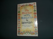 Front cover of The fire of love, and The mending of life by Richard Rolle of Hampole