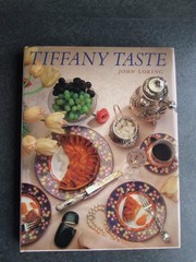 Cover of Tiffany taste by John Loring