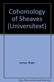 Front cover of Cohomology of sheaves by Birger Iversen