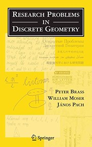 Cover of Research Problems in Discrete Geometry by Peter Brass