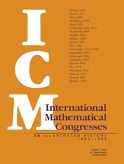 Cover of International mathematical congresses by Donald J. Albers