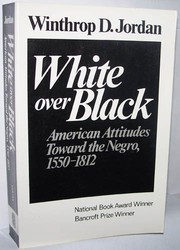 Cover of White over black by Winthrop D. Jordan