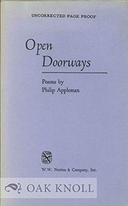 Cover of Open doorways by Philip Appleman
