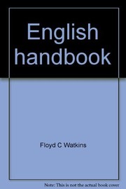 Front cover of English handbook by Floyd C. Watkins