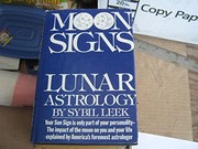 Cover of Moon Signs by Sybil Leek