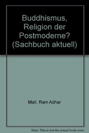Front cover of Buddhismus, Religion der Postmoderne? by Ram Adhar Mall