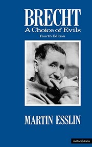 Cover of Brecht by Martin Esslin