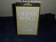 Cover of Thermal physics by C. B. P. Finn