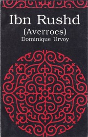 Cover of Ibn Rushd (Averroes) by Dominique Urvoy