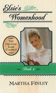 Front cover of Elsie's Womanhood by Martha Finley