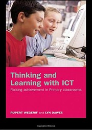 Cover of Thinking and learning with ICT by Rupert Wegerif