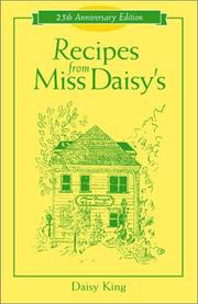 Cover of Recipes from Miss Daisy's by Daisy King