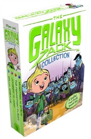 Front cover of The Galaxy Zack Collection: A Stellar Four-Book Boxed Set: Hello, Nebulon!; Journey to Juno; The Prehistoric Planet; Monsters in Space! by Ray O'Ryan