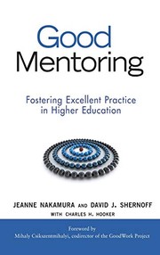 Cover of Good mentoring by Jeanne Nakamura