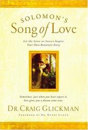 Front cover of Solomon's Song of Love by Craig Glickman