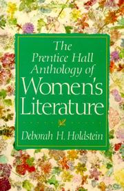 Front cover of The Prentice Hall anthology of women's literature by Deborah H. Holdstein