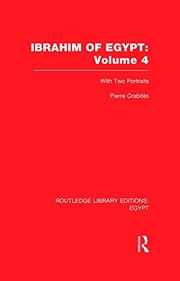 Front cover of Ibrahim of Egypt (RLE Egypt) by Pierre Crabitès