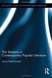 Cover of The Vampire in Contemporary Popular Literature (Routledge Studies in Contemporary Literature) by Lorna Piatti-Farnell