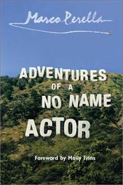 Front cover of Adventures of a no name actor by Marco Perella
