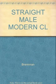 Front cover of Straight male modern by John Brenkman