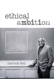 Cover of Ethical Ambition by Derrick Bell