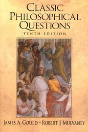 Front cover of Classic philosophical questions by James A. Gould