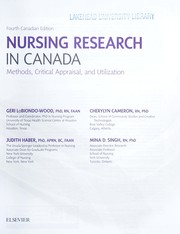 Front cover of Nursing research in Canada by Judith Haber