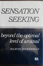 Cover of Sensation seeking by Marvin Zuckerman