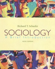Cover of Sociology by Schaefer