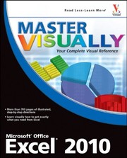 Cover of Master VISUALLY Excel 2010 by Elaine Marmel