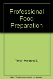 Cover of Professional food preparation by Margaret E. Terrell