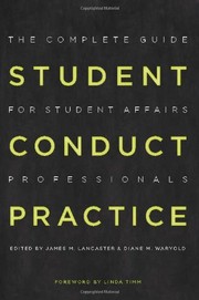Cover of Student conduct practice by James M. Lancaster