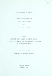Front cover of Economic understanding of grade twelve students by Morris Wilfred Campbell