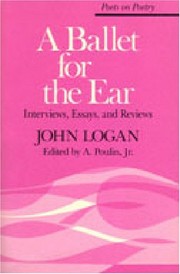 Front cover of A ballet for the ear by John Logan