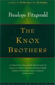 Front cover of The Knox brothers by Penelope Fitzgerald