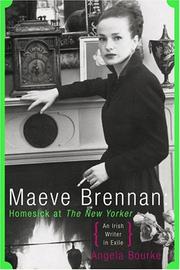 Cover of Maeve Brennan by Angela Bourke