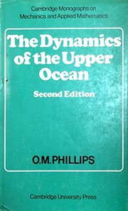 Front cover of The dynamics of the upper ocean by O. M. Phillips