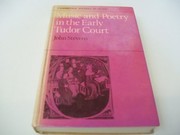 Front cover of Music & poetry in the early Tudor Court by John E. Stevens